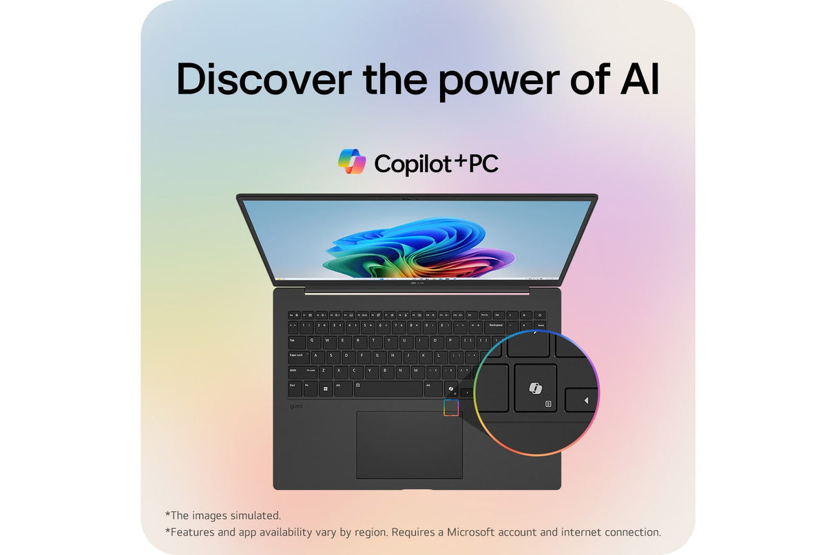 LG Gram Pro 16Z90TS-G 16" Hybrid AI Copilot+ Laptop - Intel® Core™ Ultra 7 256V, 1TB SSD, 16 GB RAM - Metal Grey - [2025]