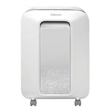 Fellowes LX Series LX201 paper shredder Micro-cut shredding 23 cm Silver, White