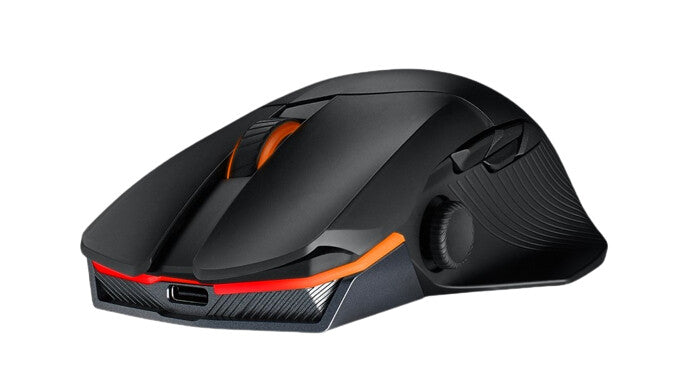 Ratón para juegos Asus ROG Chakram X Origin, con cable/inalámbrico/Bluetooth, 36000 DPI, joystick programable, iluminación RGB