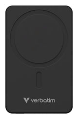 Verbatim Charge 'n' Go Essentials Magnetic Wireless Power Bank 10000 mAh Black