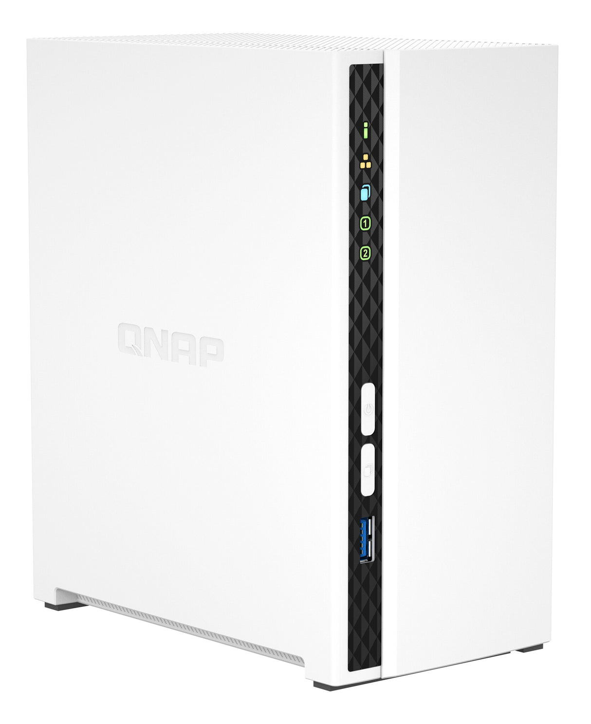 QNAP TS-233 NAS/storage server Mini Tower ARM Cortex-A55 2 GB QNAP QTS White