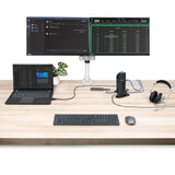 StarTech.com Dual Monitor USB 3.0 Docking Station with HDMI - DVI - 6 x USB Ports~Dual Monitor USB 3.0 Laptop Docking Station with HDMI & DVI/VGA, 6x USB-A Hub, GbE, Audio, Universal Type-A Dock - Windows/macOS/ChromeOS