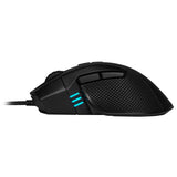 Souris de jeu légère Corsair Ironclaw RGB FPS/MOBA, forme profilée, commutateurs Omron, 18 000 DPI, 7 boutons programmables