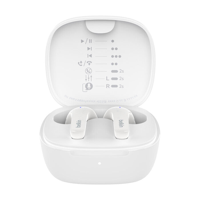 Belkin SoundForm Motion Headset True Wireless Stereo (TWS) In-ear Calls/Music/Sport/Everyday Bluetooth White