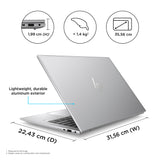 HP ZBook Firefly G10 AMD Ryzen™ 7 PRO 7840HS Mobile workstation 35.6 cm (14") WUXGA 32 GB DDR5-SDRAM 1 TB SSD Wi-Fi 6 (802.11ax) Windows 11 Pro Silver