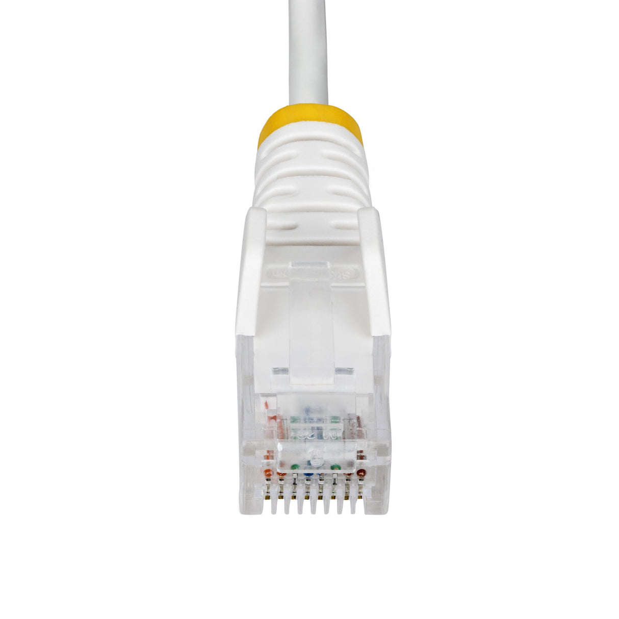StarTech.com 1.5m White Slim CAT6 Ethernet Cable, Snagless, 100W PoE, UTP, LSZH, 28AWG Pure Bare Copper Wire, Slim RJ45 Network Patch Cord w/Strain Reliefs, Individually Tested