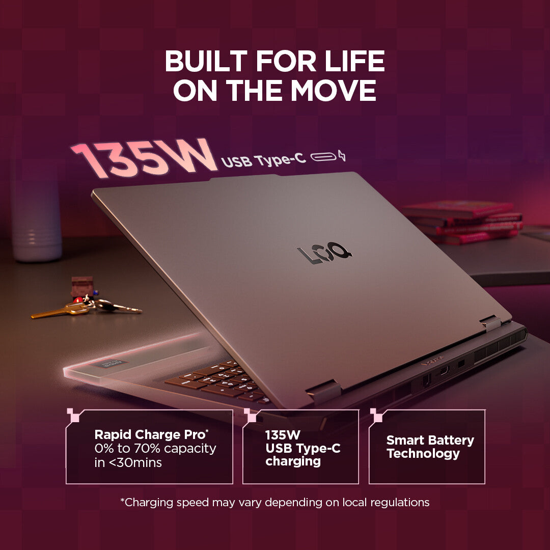 Lenovo LOQ Essential 15ARP11 AMD Ryzen™ 7 170 Laptop 39.6 cm (15.6") Full HD 16 GB DDR5-SDRAM 1 TB SSD NVIDIA® GeForce RTX™ 5050 Wi-Fi 6 (802.11ax) Windows 11 Home English Grey