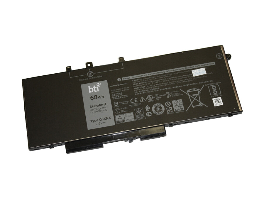 BTI 4-cell 65Wh KCM82 compatible laptop battery for Dell Latitude 5480 5490 - 18 month warranty