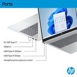HP OmniBook 5 16-ba1506sa Intel® Core™ i3 i3-1315U Laptop 40.6 cm (16") 2K 8 GB LPDDR5-SDRAM 512 GB SSD Wi-Fi 6 (802.11ax) Windows 11 Home Silver