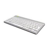 R-Go Tools Ergonomic keyboard R-Go Compact Break, compact keyboard with break software, QWERTY (UK), Bluetooth, white