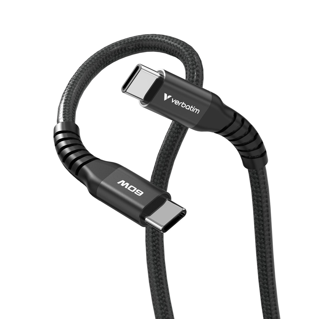 Verbatim Sync & Charge Magnetic Cable - 60W USB-C to USB-C 120 cm Black
