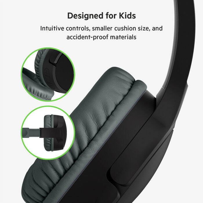 Belkin SoundForm Mini Headset Wireless Head-band Calls/Music USB Type-C Blue