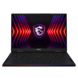 MSI Raider 18 HX A14VIG-473UK Intel® Core™ i9 i9-14900HX Laptop 45.7 cm (18") UHD+ 32 GB DDR5-SDRAM 2 TB SSD NVIDIA GeForce RTX 4090 Wi-Fi 7 (802.11be) Windows 11 Pro Black
