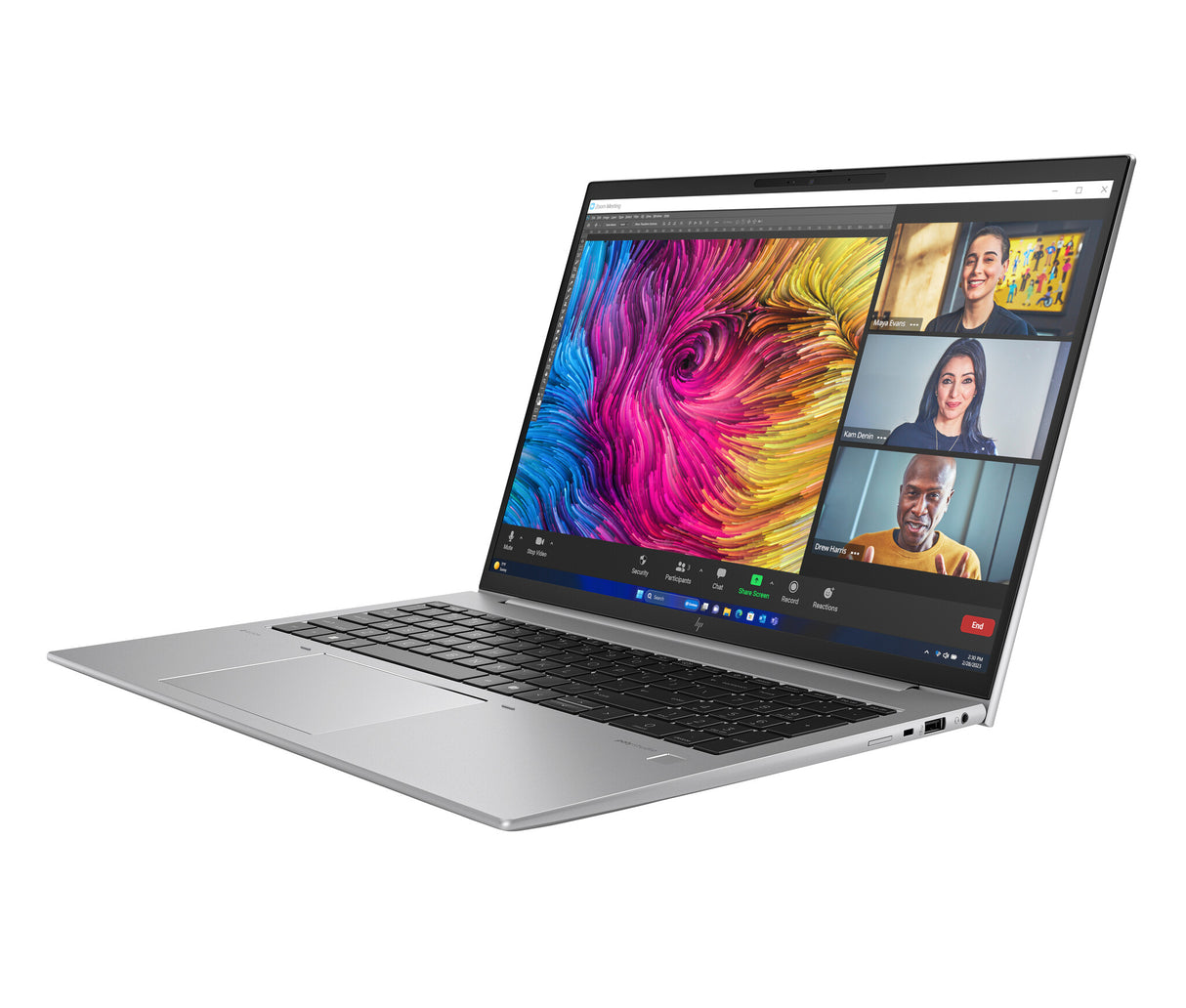 HP ZBook Firefly G11 Intel Core Ultra 7 155H Mobile workstation 40.6 cm (16") WUXGA 32 GB DDR5-SDRAM 1 TB SSD NVIDIA RTX A500 Wi-Fi 6E (802.11ax) Windows 11 Pro AI Workstation, AI PC Silver