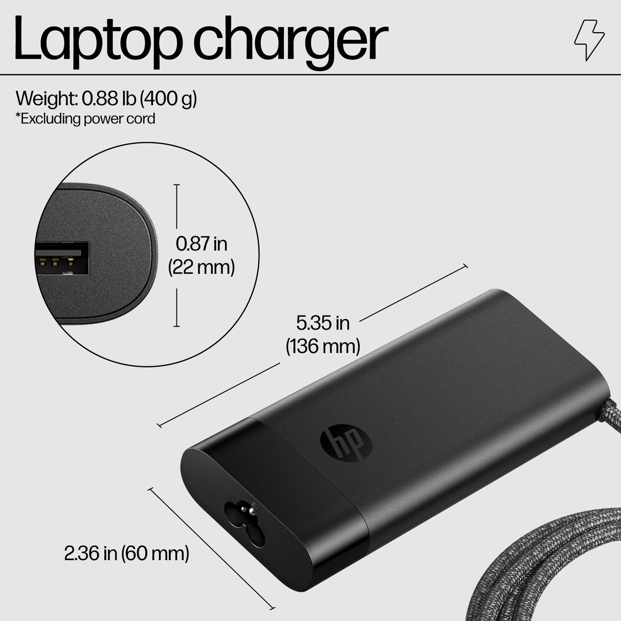 HP Universal USB-C Hub and Laptop Charger Combo