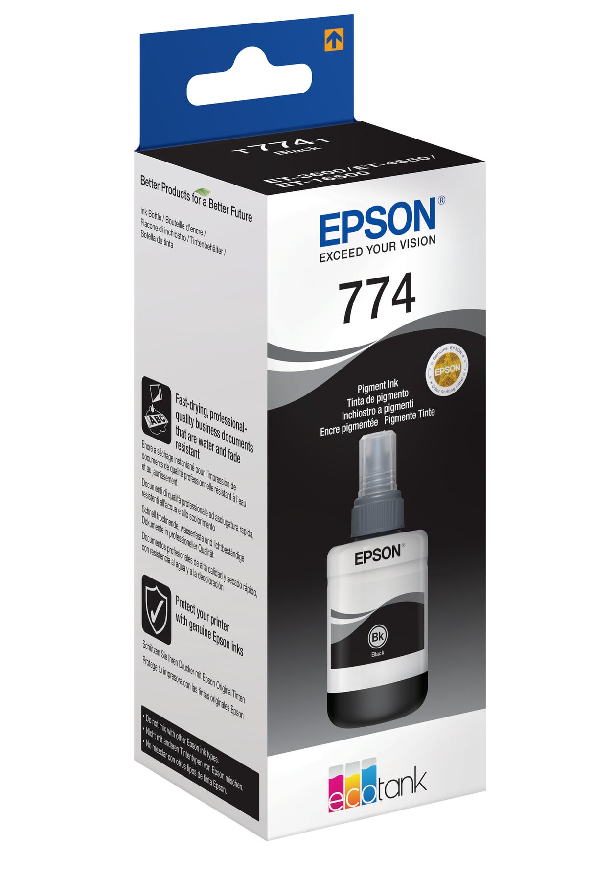 Epson T7741 Pigment Black ink bottle 1x 140ml