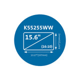 Kensington MagPro Magnetic Privacy Screen Filter for Laptops 15.6" (16:10)