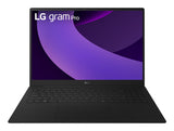 LG Gram Pro 16Z90TP-K.AA78A1 laptop Intel Core Ultra 7 225H 40.6 cm (16") WQXGA+ 16 GB LPDDR5x-SDRAM 1 TB SSD Wi-Fi 7 (802.11be) Windows 11 Home UK English Black