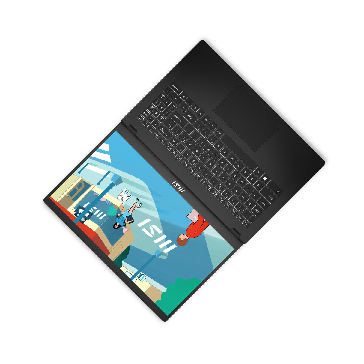 MSI Modern 15 H B13M-004UK Intel® Core™ i5 i5-13420H Laptop 39.6 cm (15.6") Full HD 16 GB DDR4-SDRAM 512 GB SSD Wi-Fi 6E (802.11ax) Windows 11 Home Black