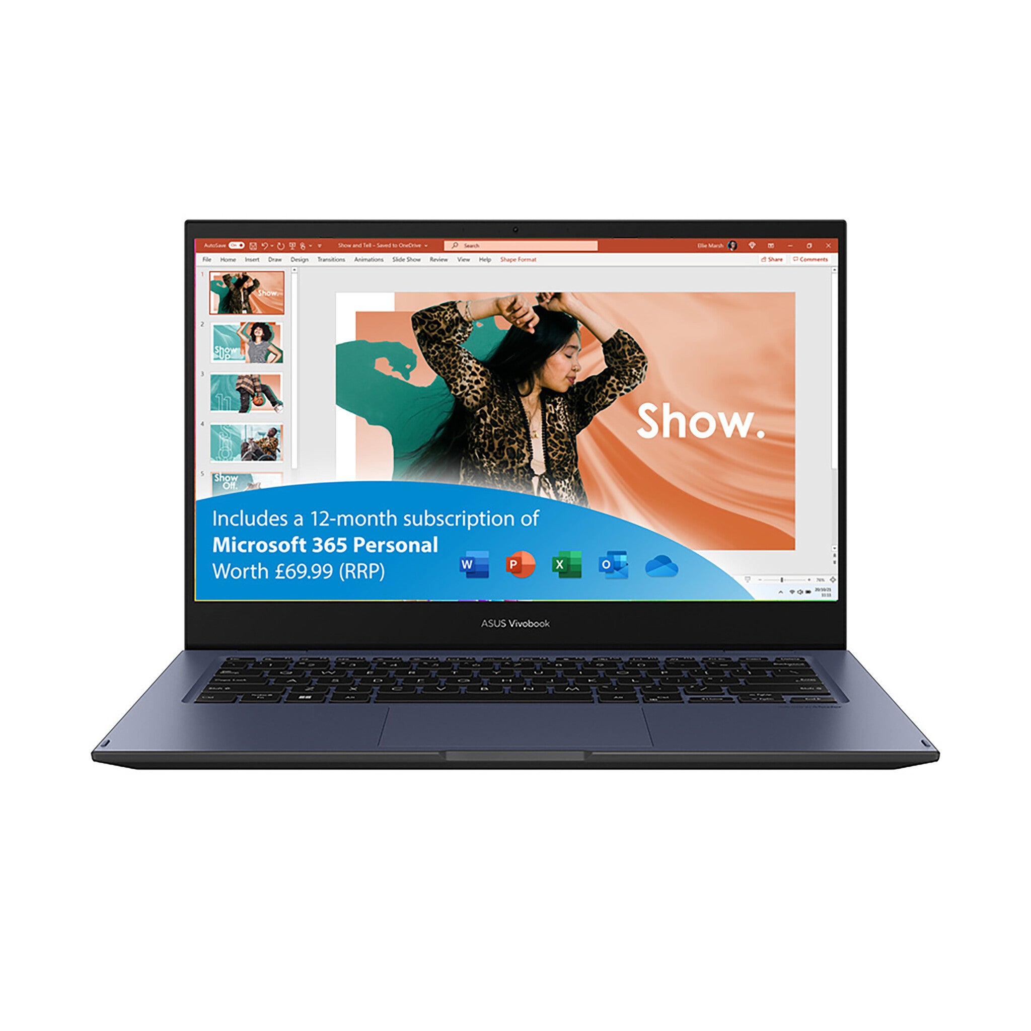 ASUS VivoBook Flip 14 Home ＆ Business 2-in-1 Laptop (AMD Ryzen 5 5500U 6-Core, 36GB RAM, 2TB m.2 SATA SSD, AMD Radeon, 14.0