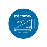 Kensington MagPro Magnetic Privacy Screen Filter for Laptops 12.5" (16:9)