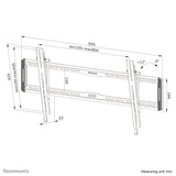 Neomounts WL35-550BL18 TV mount wall 43-86" - tiltable - easy install