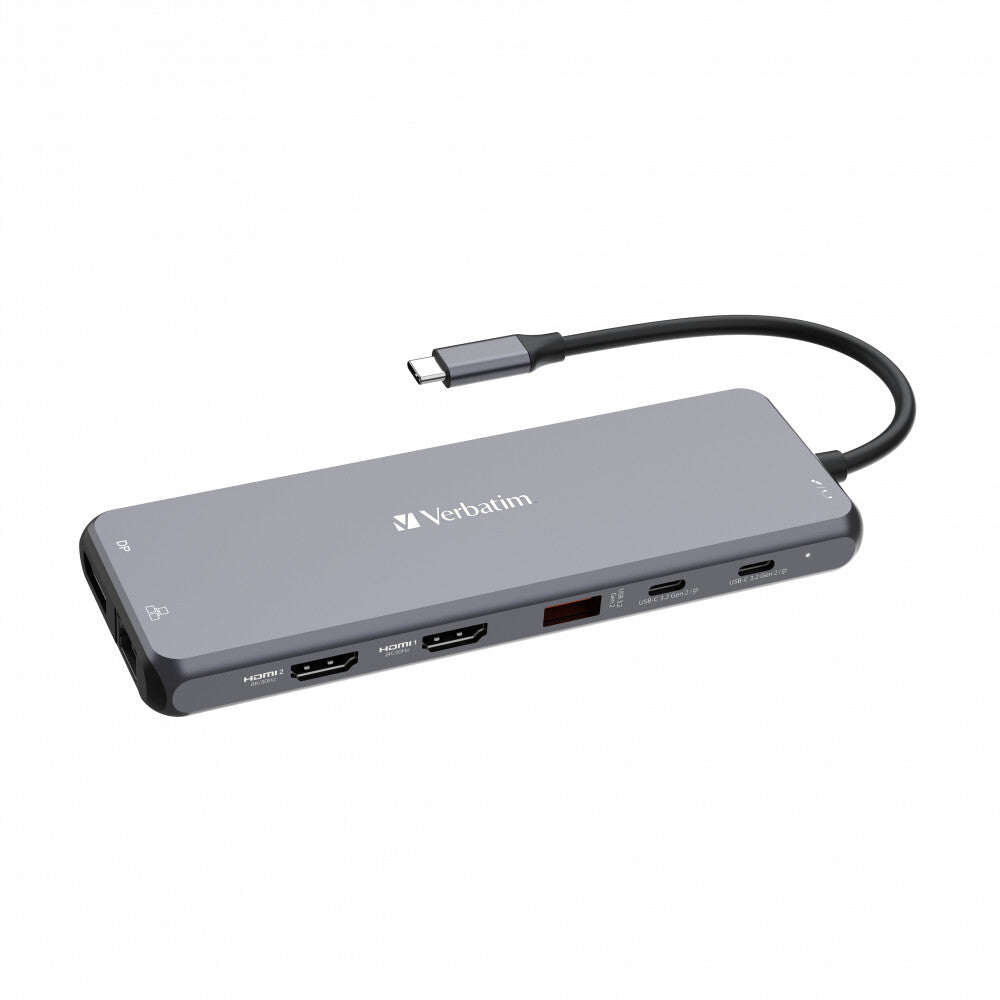 Verbatim CMH-13 USB Type-C 10000 Mbit/s Silver