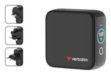 Verbatim Mini GaN Charger 100W with Display
