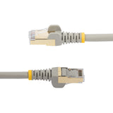 StarTech.com 7m CAT6a Ethernet Cable - 10 Gigabit Shielded Snagless RJ45 100W PoE Patch Cord - 10GbE STP Network Cable w/Strain Relief - Grey Individually Tested/Wiring is UL Certified/TIA