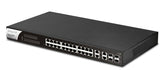 DrayTek P1282 Managed Gigabit Ethernet (10/100/1000) Power over Ethernet (PoE) 1U Black