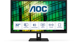 AOC E2 Q32E2N LED display 80 cm (31.5") 2560 x 1440 pixels Quad HD Black