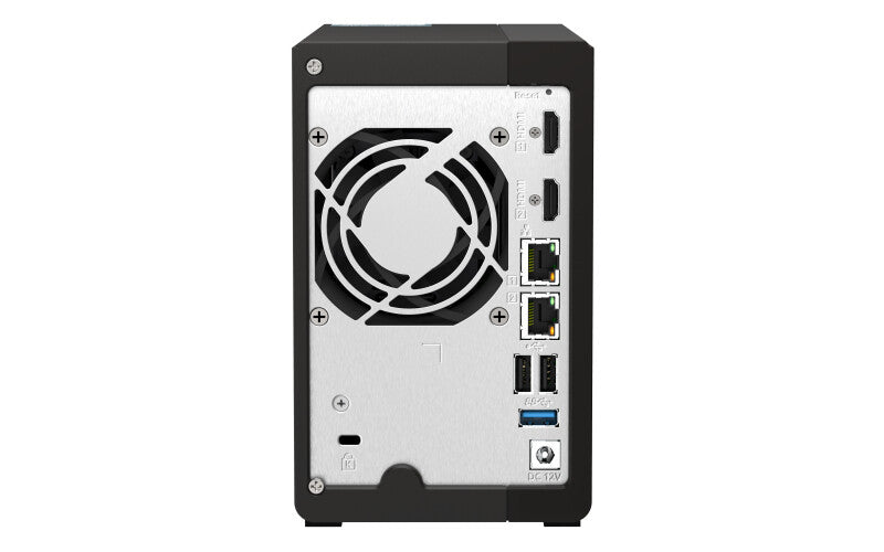 QNAP TS-253E NAS Tower Ethernet LAN Black J6412