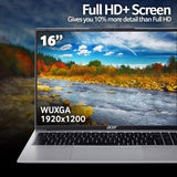 Acer Swift Lite 16 (SFL16‑31P) laptop – Intel Core 3 N355, 16" WUXGA IPS, 8GB DDR4, 256GB SSD, Silver