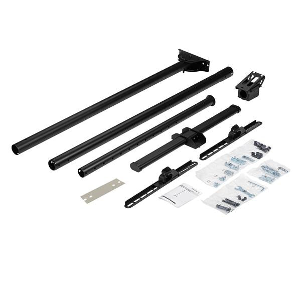 StarTech.com TV Ceiling Mount - Full-Motion Universal Hanging Single Screen Mount with Adjustable Telescopic Long Pole - Tilt / Swivel - VESA Bracket for 32”-75" Displays