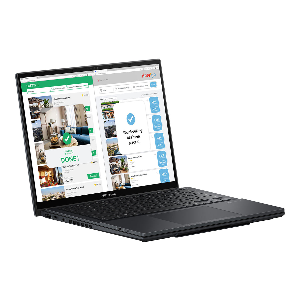 ASUS Zenbook Duo UX8406CA-QL135W Intel Core Ultra 7 255H Hybrid (2-in-1) 35.6 cm (14") Touchscreen WUXGA 16 GB LPDDR5x-SDRAM 1 TB SSD Wi-Fi 7 (802.11be) Windows 11 Home Grey