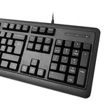 VIDA CORPORATE 2IN1 USB KBOARD MOUSE keyboard Mouse included Home/Office QWERTY UK English Black