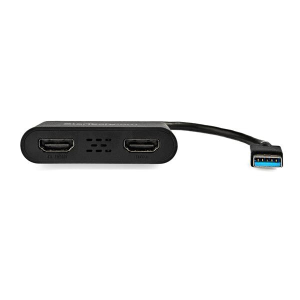 StarTech.com USB 3.0 to Dual HDMI Adapter, USB to 2x HDMI Monitor Converter for Windows (no support for macOS/ChromeOS/Linux) - TAA