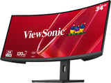 Viewsonic VA 34” UWQHD Curved Monitor with KVM Switch