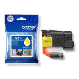 Brother LC521Y Genuine Ink Cartridge - Yellow