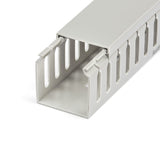 StarTech.com Open Slot Cable Management Raceway with Cover, 2"(50mm)W x 2"(50mm)H - 6.5ft(2m) length - 1/4"(8mm) Slots, PVC Network Cable Hider/Wall Wire Duct, Max 80 Cables, UL Listed