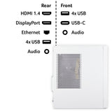Acer Aspire TC-102 Tower Desktop - Intel Core 5-210H, 8GB, 512GB SSD, Integrated Intel Graphics, N/A, Windows 11, White