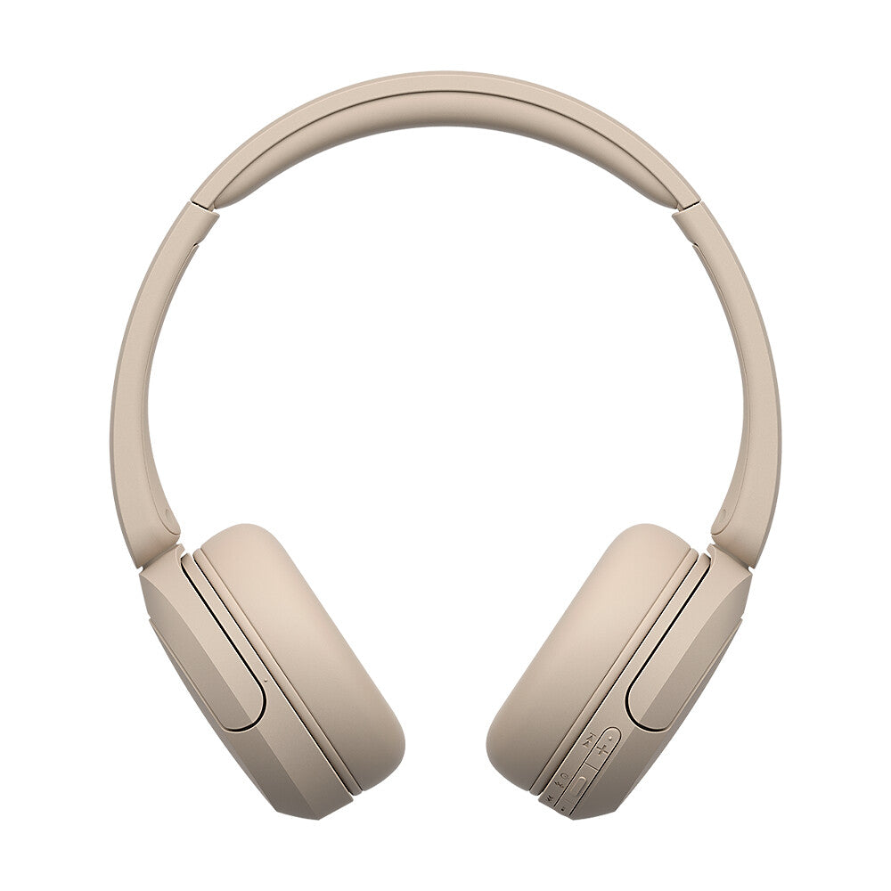 Sony WH-CH520 Headset Wireless Head-band Calls/Music USB Type-C Bluetooth Charging stand Cream