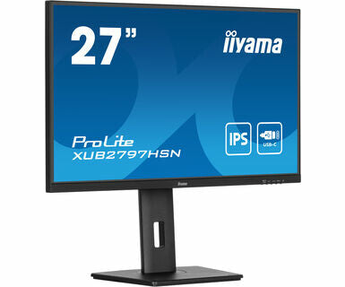 iiyama ProLite XUB2797QSU-B1 computer monitor 68.6 cm (27") 2560 x 1440 pixels Wide Quad HD LED Black