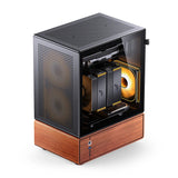 Jonsbo T7 Midi Tower Black, Wood