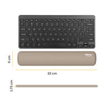 Fellowes Keyboard Wrist Rest Breyta Compact Keyboard Wrist Support with Antibacterial Protection Ergonomic Wrist Support Sand