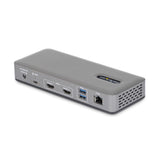 StarTech.com Dual-Monitor USB-C Docking Station, HDMI, 4K 60Hz, 100W Laptop Charging, 1GbE, Driverless, Multi-Monitor Dock For Windows