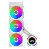 Lian Li GA II Hydroshift II LCD-C 360CL Processor All-in-one liquid cooler 12 cm White 1 pc(s)