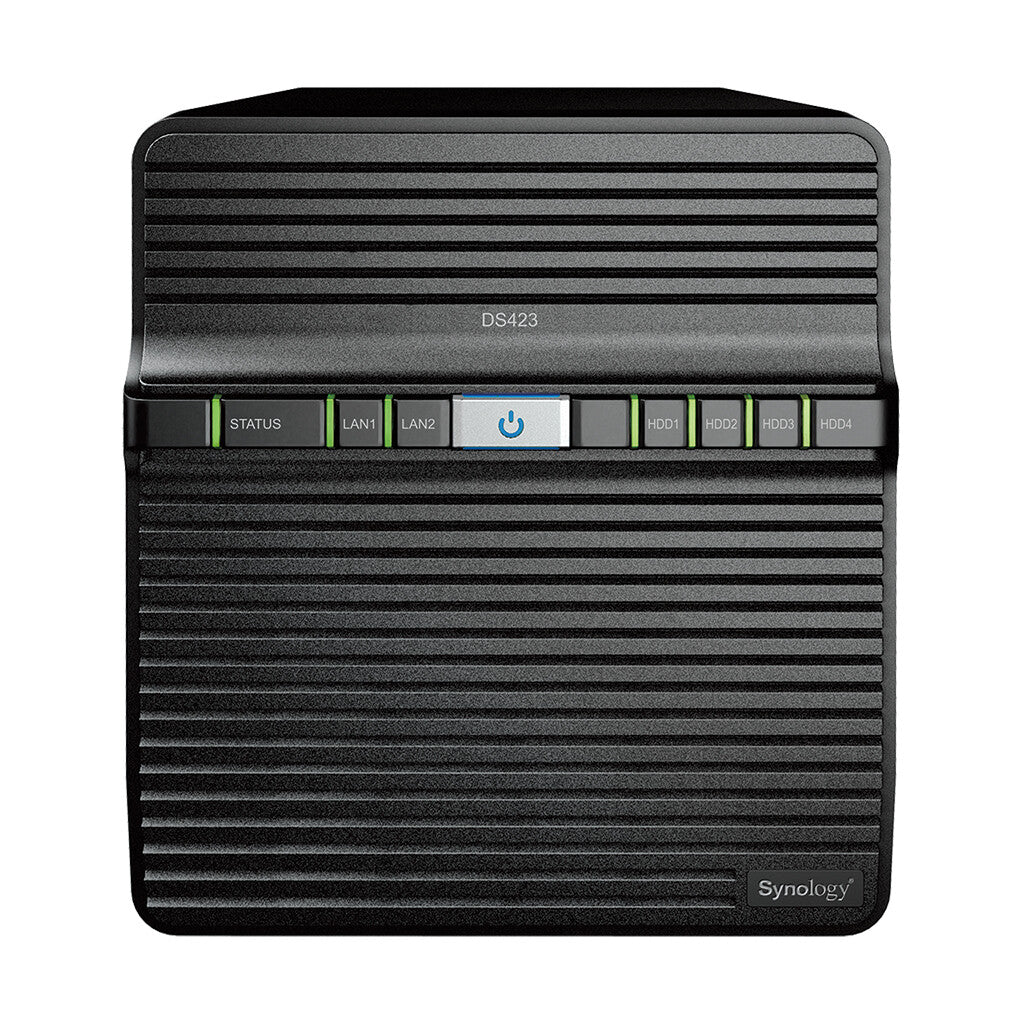Synology DiskStation DS423 NAS Desktop Realtek RTD1619B 2 GB DDR4 16 TB HDD DiskStation Manager Black