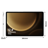 Samsung SM-X610NZSAEUB tablet Samsung Exynos 128 GB 31.5 cm (12.4") 8 GB Wi-Fi 6 (802.11ax) Android 13 Silver