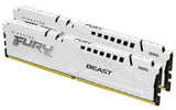 Kingston Technology FURY Beast 32GB 6000MT/s DDR5 CL36 DIMM (Kit of 2) White EXPO